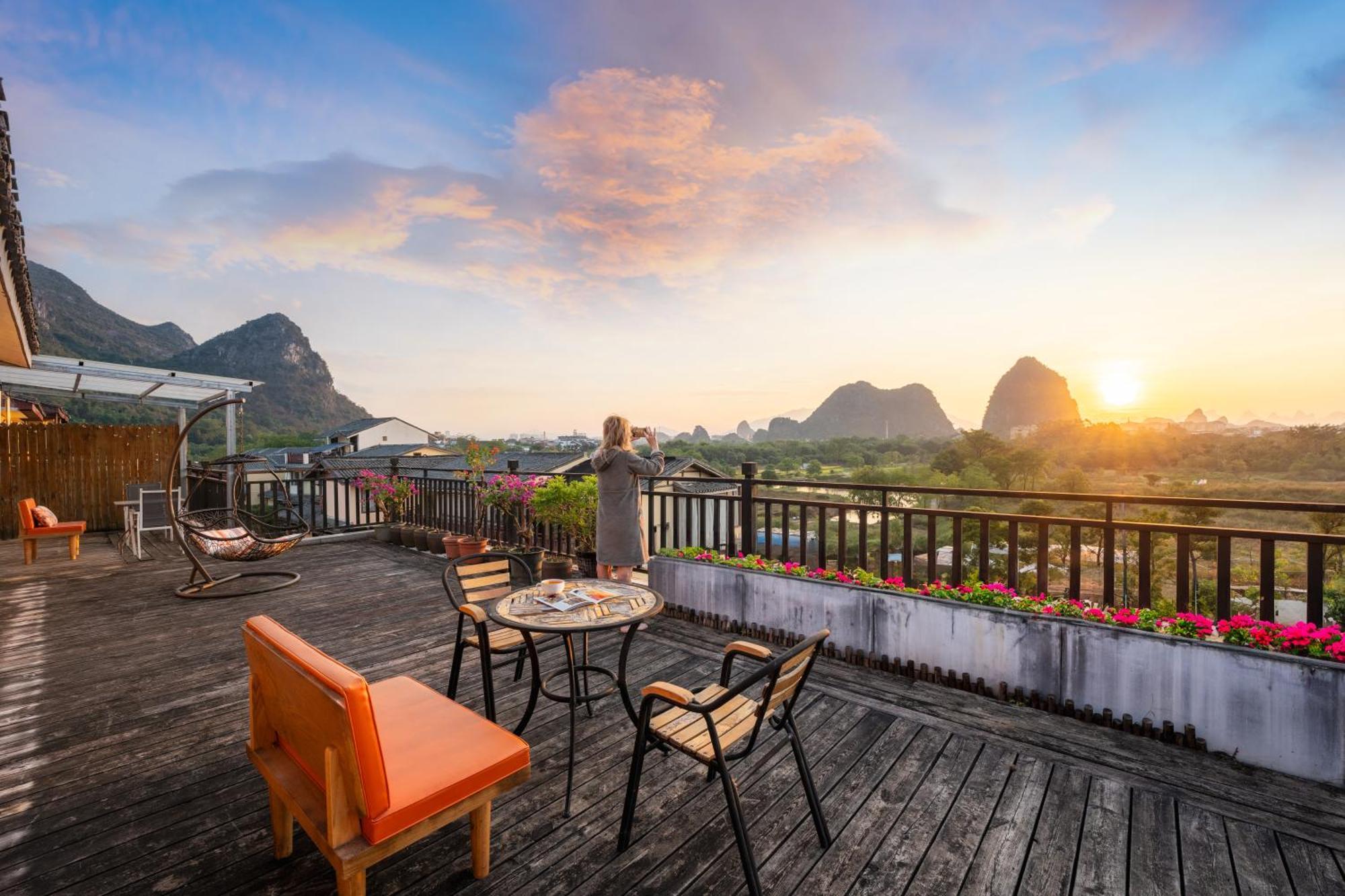Guilin Village Creek Inn-Free Private Car Pick Up Station Stay 3 Nights Exteriér fotografie
