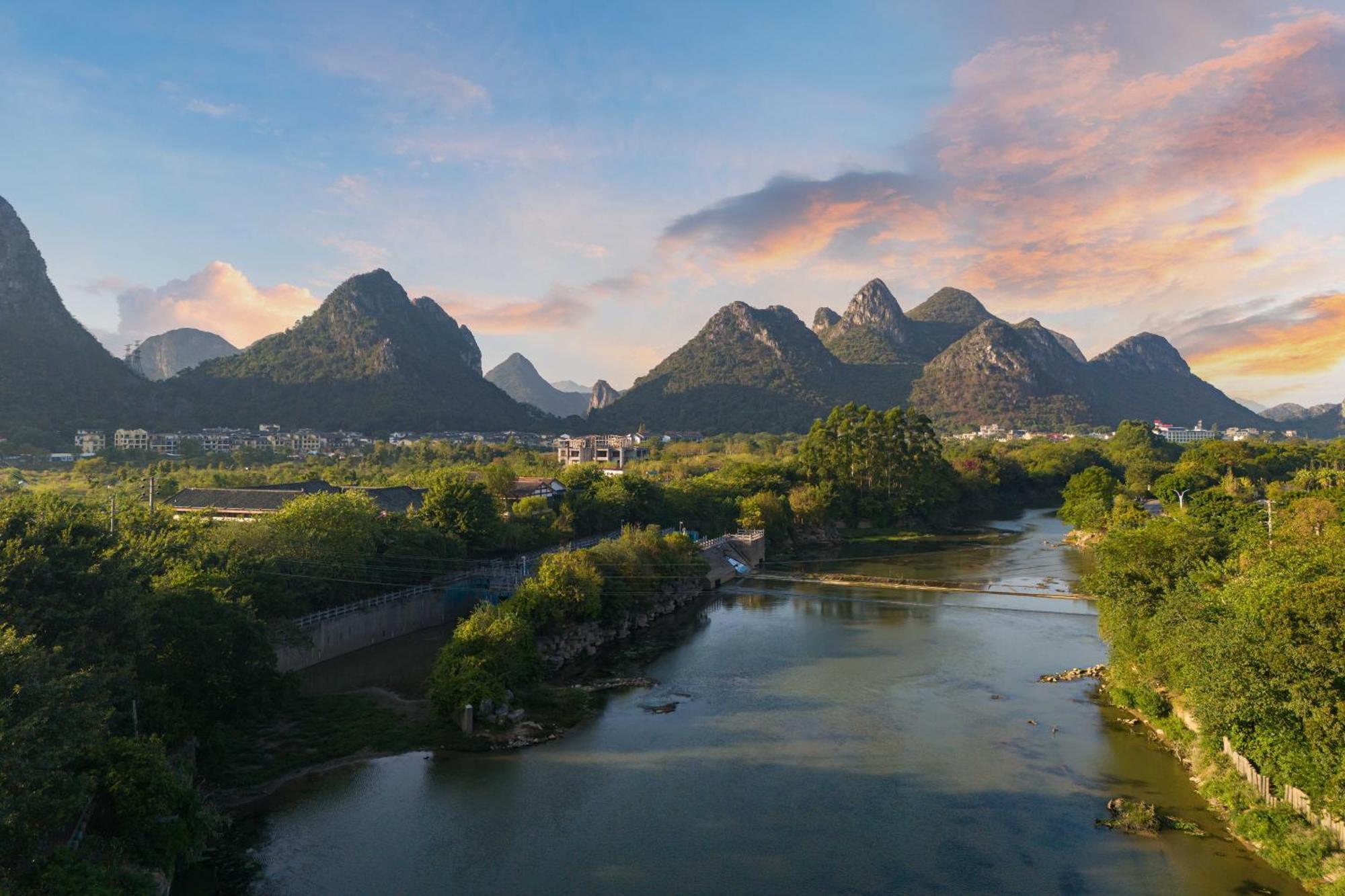 Guilin Village Creek Inn-Free Private Car Pick Up Station Stay 3 Nights Exteriér fotografie